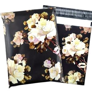 25 Roses Poly Mailers/Shipping Bags 10" x 13" New
